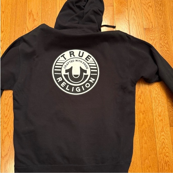 True Religion Charcoal Hoodie for Men. - Picture 2 of 5